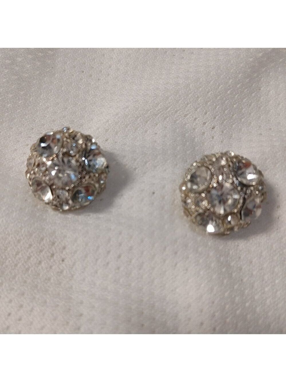 Silver Crystal Earrings